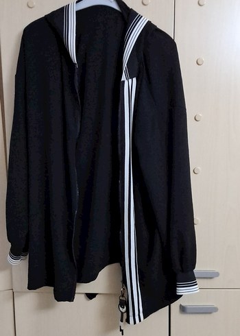 Siyah kadın tesettür eşofman takımı - Görsel 2