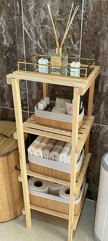 Ahşap Sanat Banyo düzenleyici
