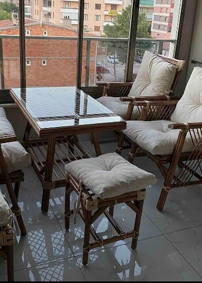 Balkon oturma grubu - Görsel 2