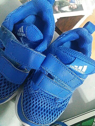 23 Beden mavi Renk Adidas cocuk ayakkabisi