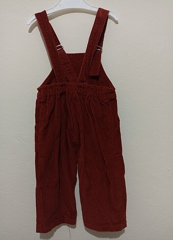 12-18 Ay Beden bordo Renk Salopet
