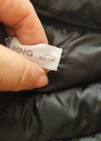 mango Siyah Kiz cocuk Yelek - Görsel 2