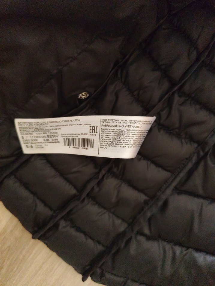 mango Siyah Kiz cocuk Yelek - Görsel 5