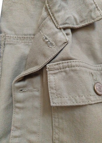 36 Beden denim kumaşlı tulum