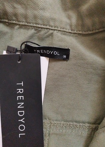 Trendyol & Milla denim kumaşlı tulum