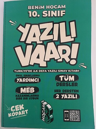 Benim hocam 10. Sınıf yazılı var