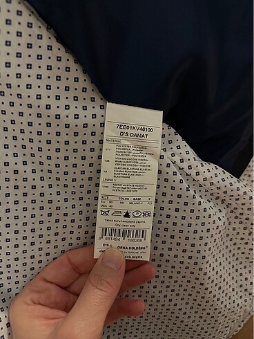 m Beden DS Damat YELEK GÖMLEK PANTOLON