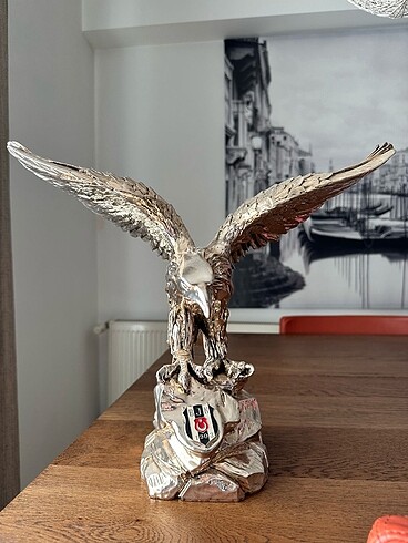 m Beden Beşiktaş Forma Kartal Figürü ve kanvas tablo