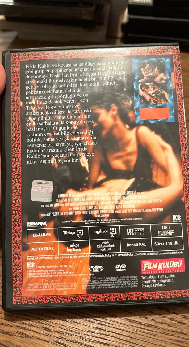Frida DVD - 2 Oscar Ödüllü Film - Görsel 2
