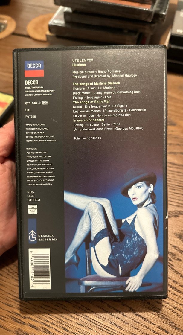 VHS Illusions - Ute Lemper - Görsel 2