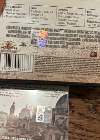 James Bond 007 Skyfall ve Quantum of Solace DVD Seti - Görsel 3