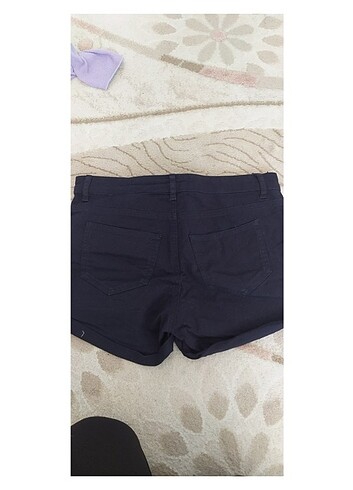 H&M Kot şort mini lacivert 