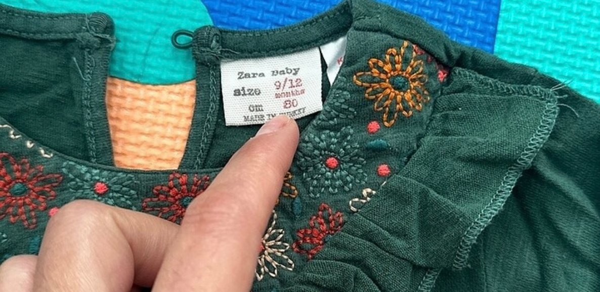 Nakışlı Fırfırlı Yeşil Kız Bluzu - Görsel 2