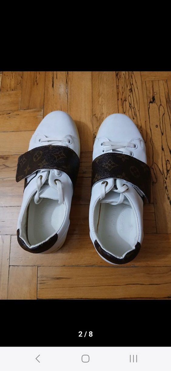 LOUİS VUİTTON ORJINAL VE DERI    Sneakers, Cırt Cırtlı, - Görsel 2