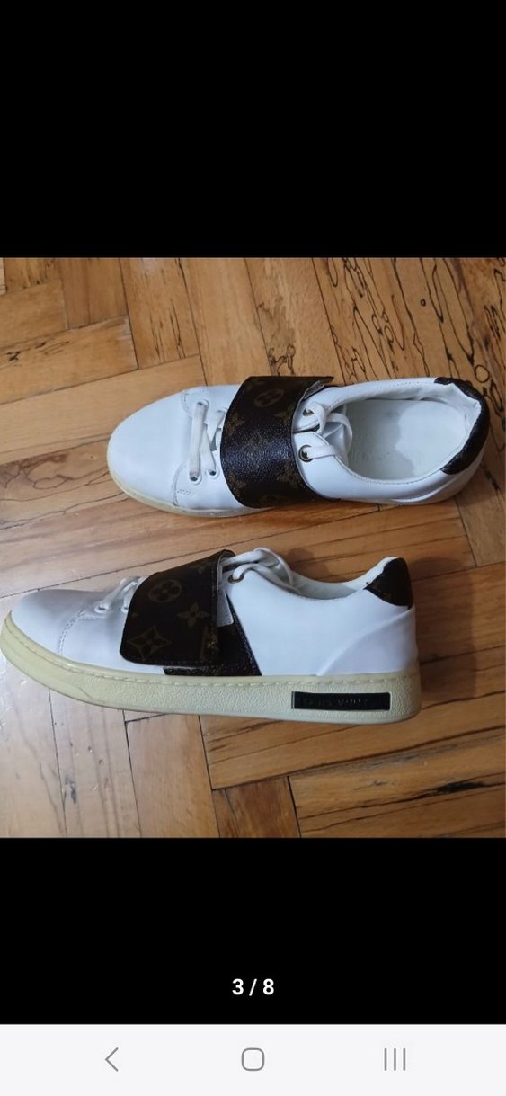 LOUİS VUİTTON ORJINAL VE DERI    Sneakers, Cırt Cırtlı, - Görsel 3