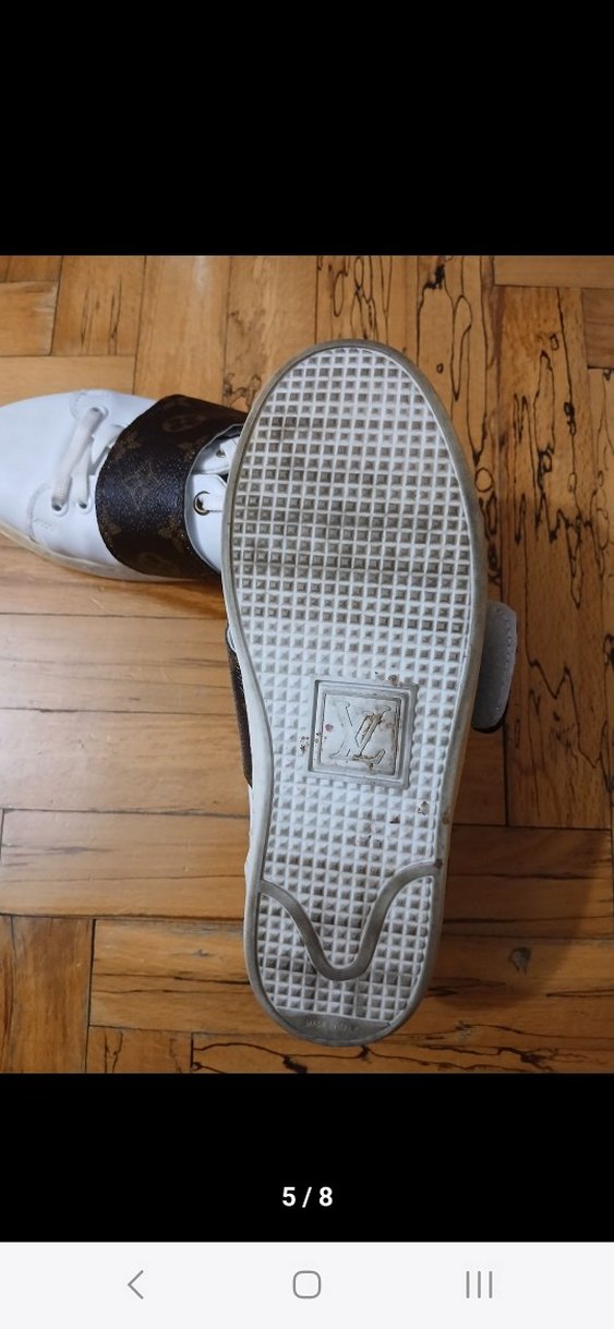 LOUİS VUİTTON ORJINAL VE DERI    Sneakers, Cırt Cırtlı, - Görsel 5