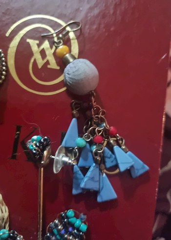 Bohem Mini Boncuklu Turkuaz marka kupeler - Görsel 4