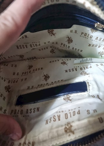 U.S.polo orjinal kırmızı Fermuarlı Kadın Çanta - Görsel 7