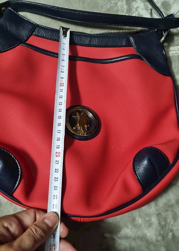 U.S.polo orjinal kırmızı Fermuarlı Kadın Çanta - Görsel 3