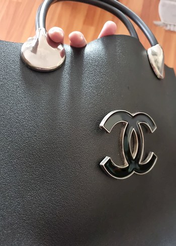 CHANEL MODEL PLAJ CANTA SiyahTokalı Kadın Çantası - Görsel 7