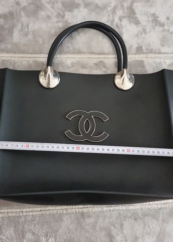 CHANEL MODEL PLAJ CANTA SiyahTokalı Kadın Çantası - Görsel 5