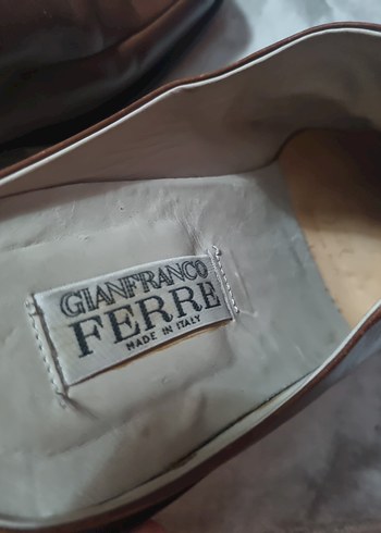 FERRE ORJINAL Parlak Kahverengi Deri Erkek Terlik 43 no - Görsel 5