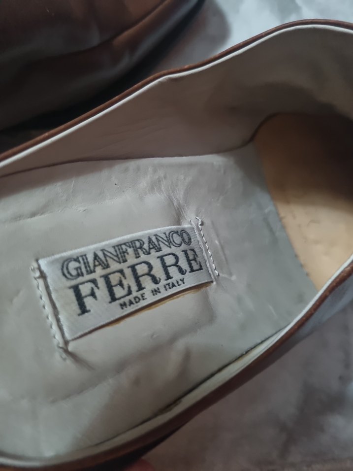 FERRE ORJINAL Parlak Kahverengi Deri Erkek Terlik 43 no - Görsel 5