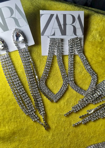 Zara  Uzun tasli Kadın Küpeler 0 urunler adet fiyatidir - Görsel 5