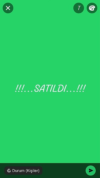 !!!?SATILDI?!!!