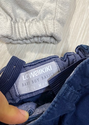 24-36 Ay Beden Gri Erkek Çocuk Denim Pantolon