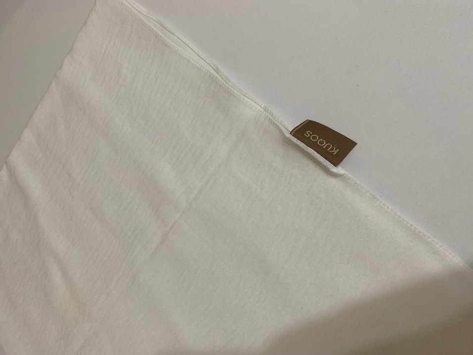 Beyaz Bohem Tarzı şal - Görsel 2