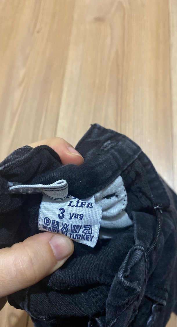 Siyah Erkek Çocuk Denim Pantolon - Görsel 2