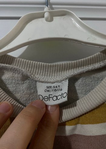 Erkek Çocuk Çizgili Sweatshirt - Görsel 3