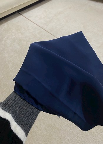 Lacivert şal - Görsel 7