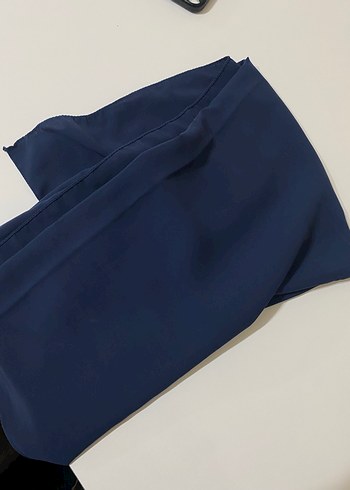 Lacivert şal - Görsel 6