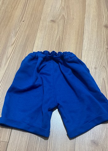 Mavi Erkek Çocuk Düğmeli Rahat Şort - Görsel 3