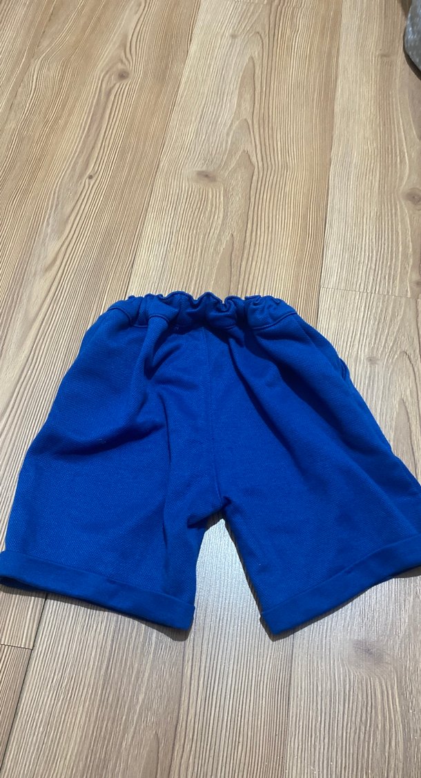 Mavi Erkek Çocuk Düğmeli Rahat Şort - Görsel 3