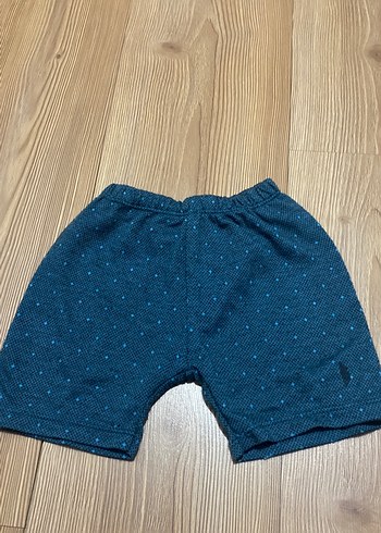 Erkek Lacivert Basic Kot Şort - Görsel 2