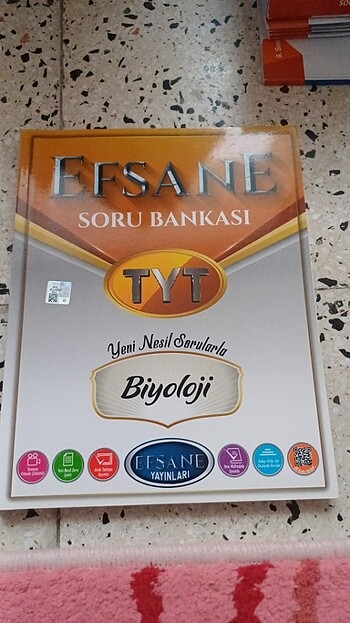 Efsane yayınları tyt biyoloji soru bankası