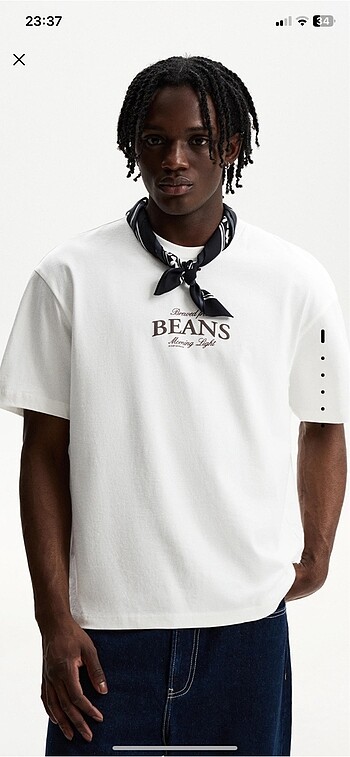 BERSHKA oversize tişört