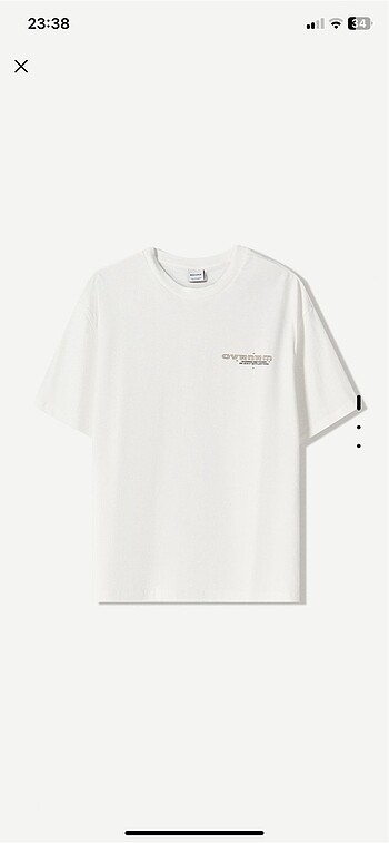 BERSHKA oversize tişört