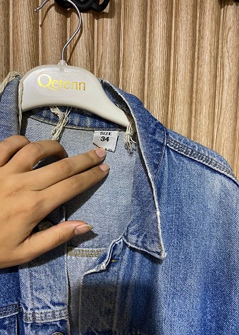34 Beden Amerikan vintage oversize unisex kot ceket