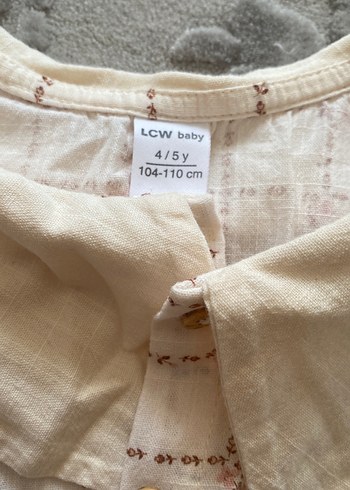 Bej Renkli Kemerli Bebek Kız Takımı - Görsel 6