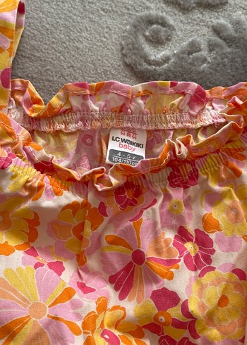 Çiçek Desenli Bohem Kız Elbisesi - Görsel 2