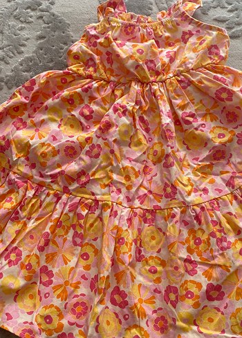 Çiçek Desenli Bohem Kız Elbisesi - Görsel 4