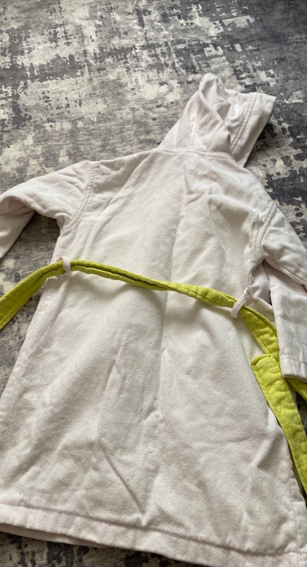 Nakışlı Kız Çocuk Bornoz - Görsel 5