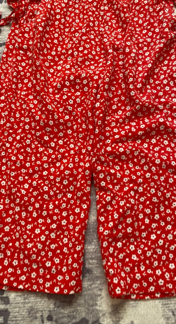 Kız çocuk önden düğmeli tulum - Görsel 4