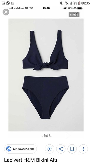 lâcivert bikini takımı