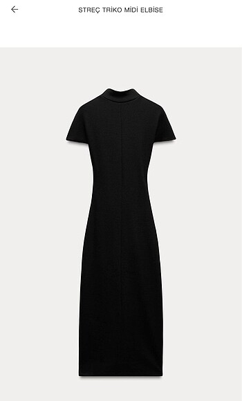 Zara triko elbise