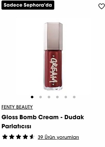 Fenty Beauty Fenty Beauty Parlak Dudak Parlatıcısı